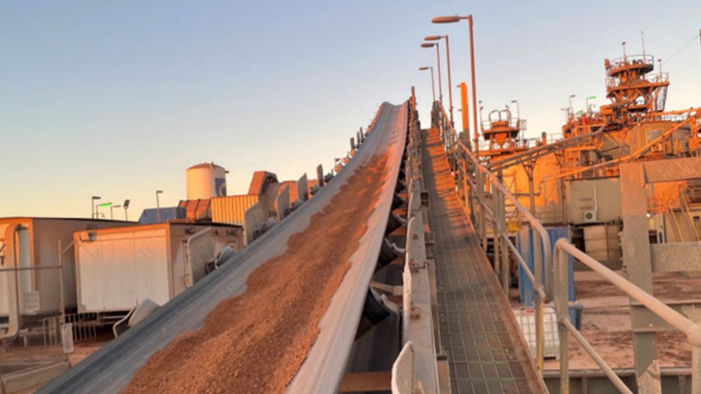 First Fingals ore on the main conveyor at Lakewood