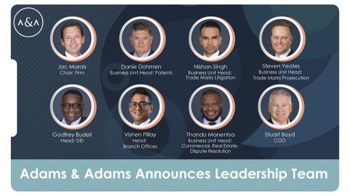 Leading African law firm Adams & Adams announces new leadership team