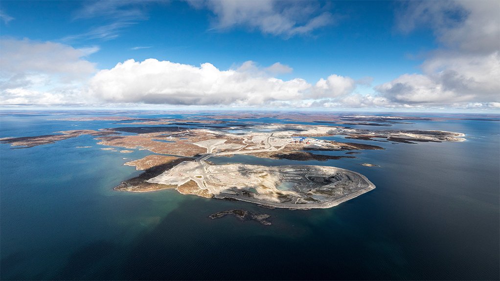 The Diavik mine will end commercial production in March.