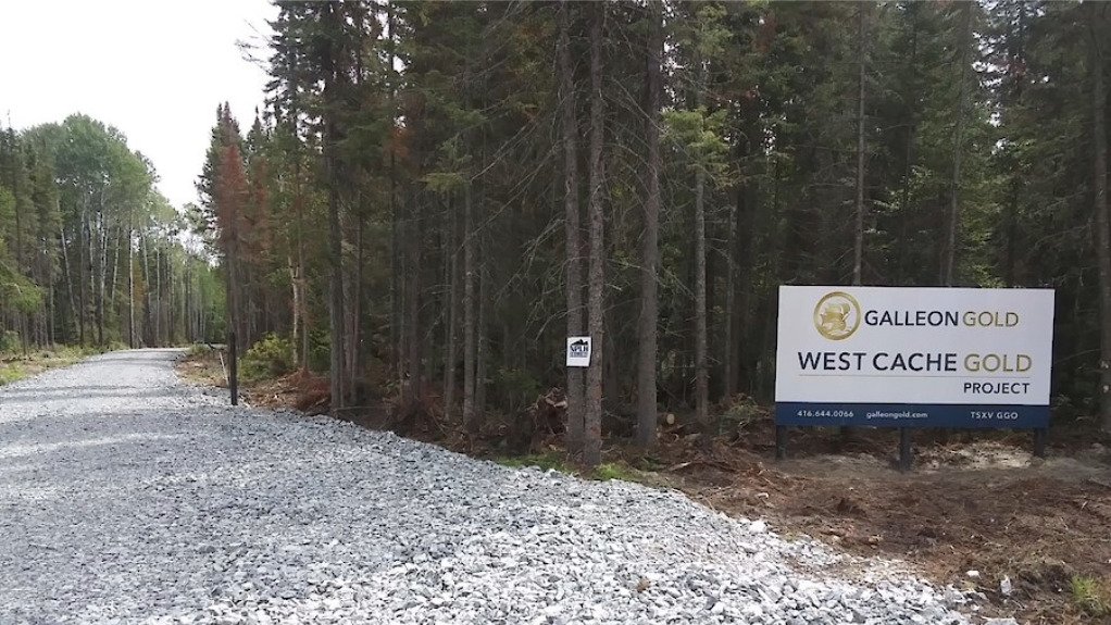 The entrance to the West Cache gold project