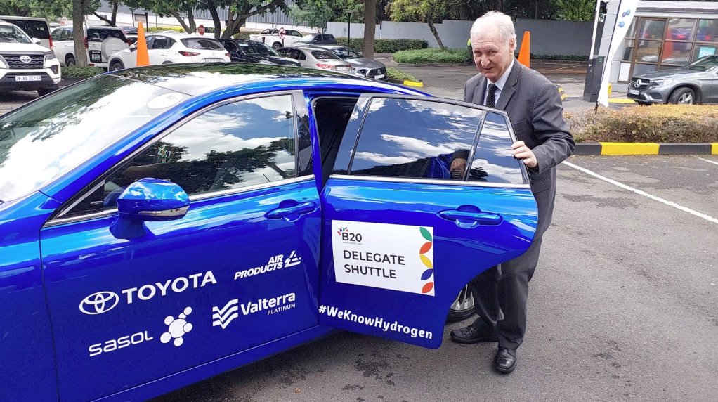 Hydrogen fuel cell mobility in Johannesburg.