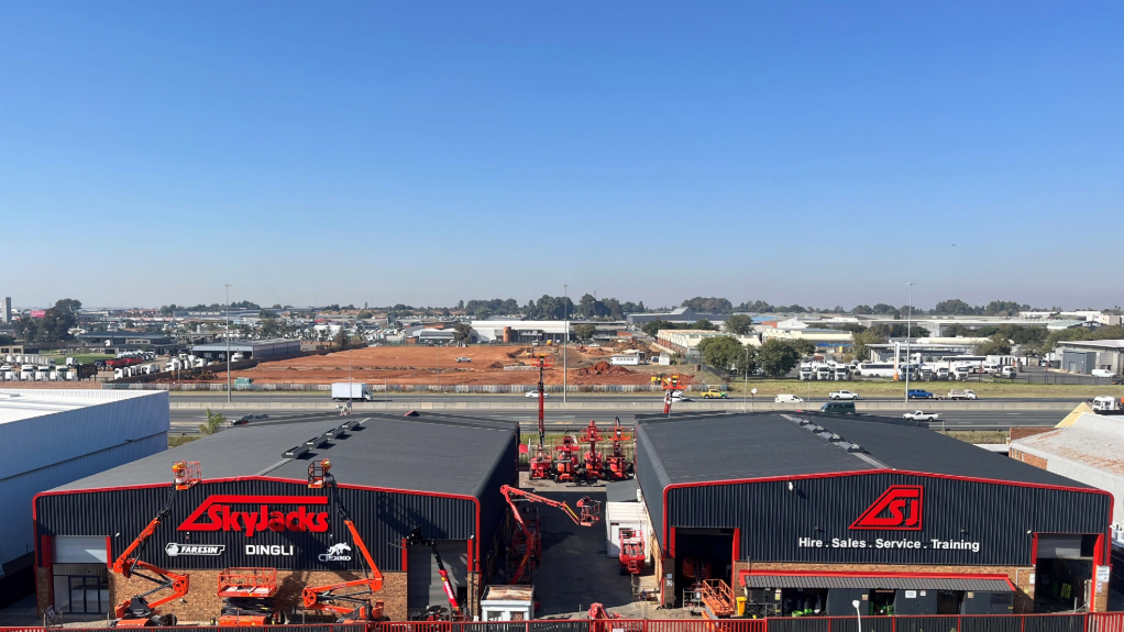 An image of the SkyJack Jet Park facility in Boksburg