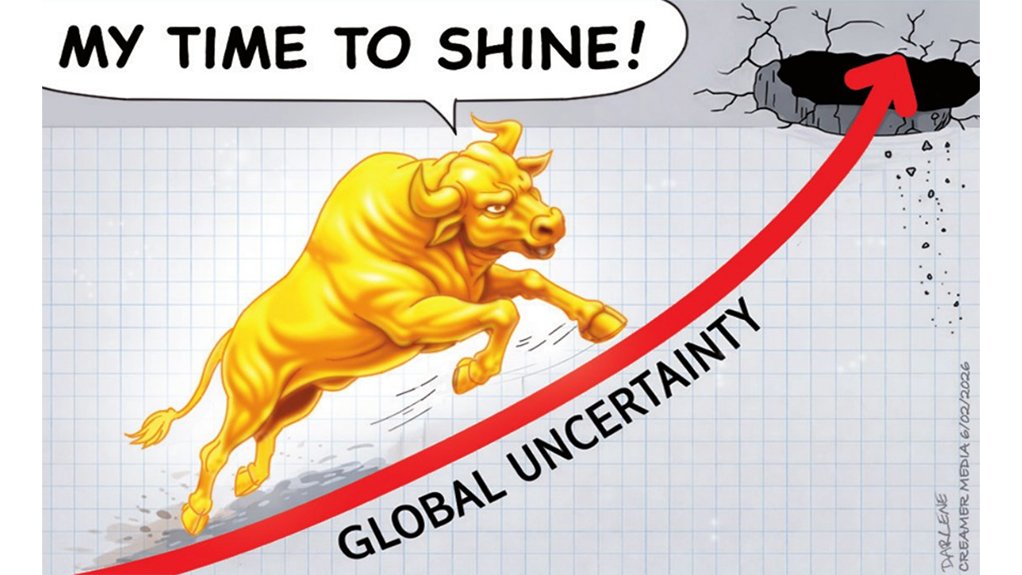 FEELING BULLISH: The gold bulls are definitely having their day. The upward price trend has been in place since late 2022 and there are no signs yet of a reversal. This, despite the fact that the precious metal has already broken all previous records. The only pity for South Africa is that the country is far from the leading producer it once was. 