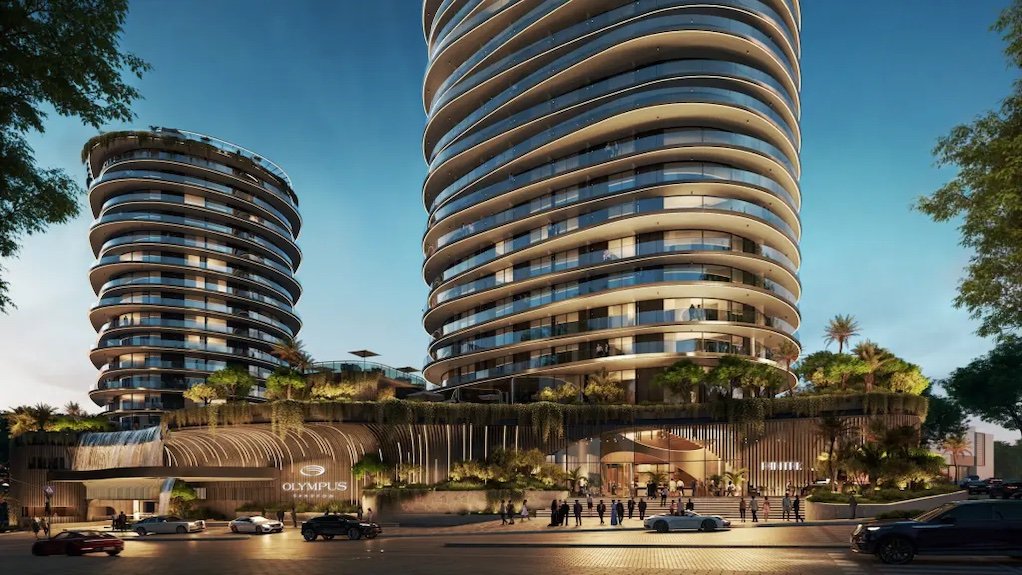 Artists impression of the Olympus mixed-use development