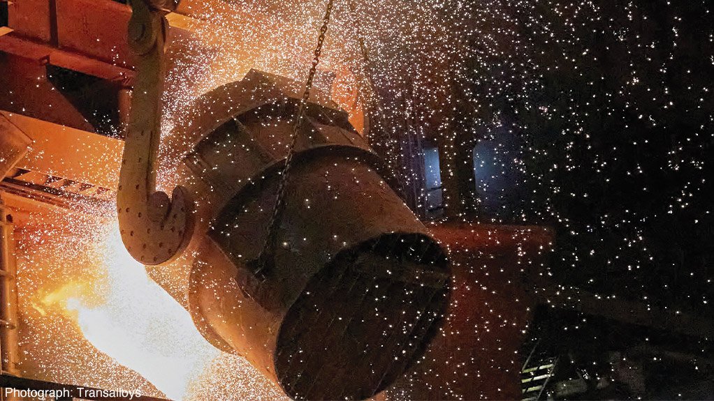 BURNING TOPIC: While the full details were unavailable at the time of going to print, Eskom had confirmed a 62c/kWh offer to two ferrochrome producers in a bid to salvage smelter demand that was on the edge of closure. Whether the rest of society and the regulator will approve﻿ of the discount remains to be seen. If it is approved, Eskom has promised to make available a standard offer to other smelters, such as Transalloys﻿, whose Mpumalanga operations are pictured here.
