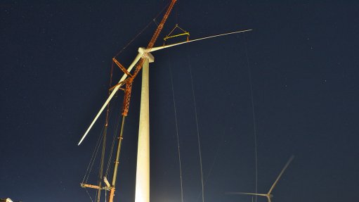 Image of a  large wind-energy development
