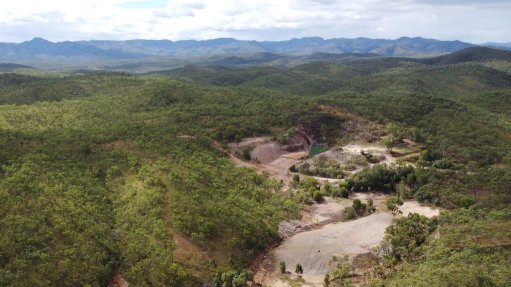 Aerial view of the Dianne copper project