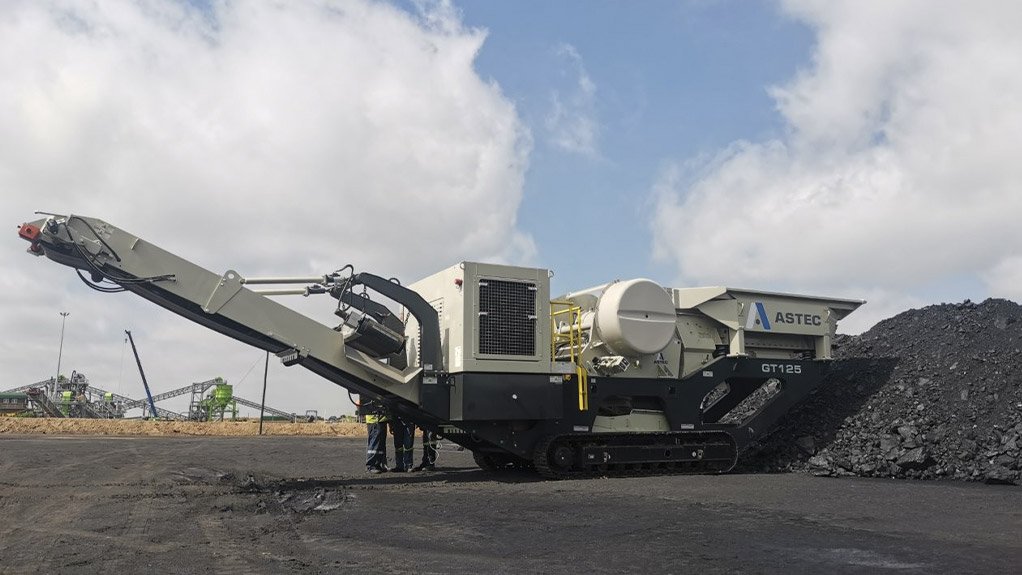 Image of a mobile jaw crusher from Astec Industries