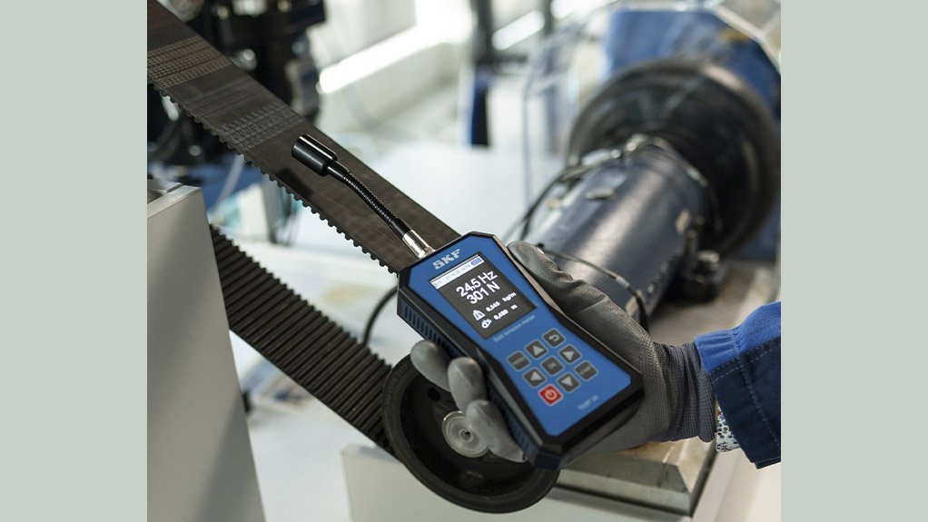 Image of a SKF’s TKBT 10 belt tension meter 
