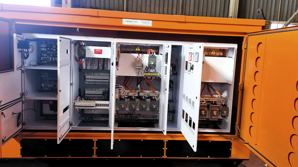 Image of switchgear integrated into a mini substation