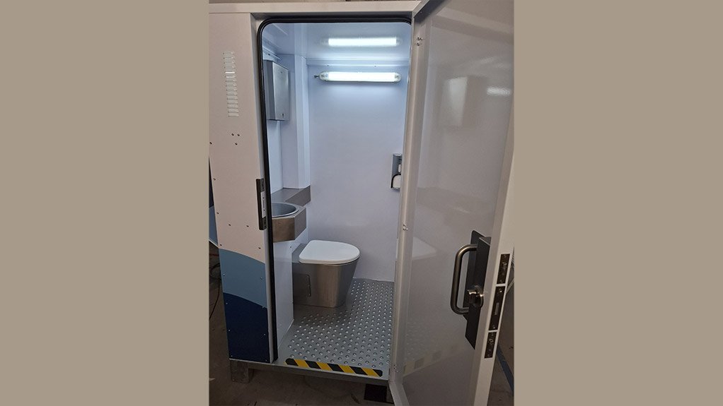 Image of a portable toilet to show the Sanitech sanitation prototype 