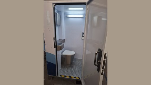 Image of a portable toilet to show the Sanitech sanitation prototype 