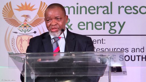 Mineral and Petroleum Resources Minister Gwede Mantashe