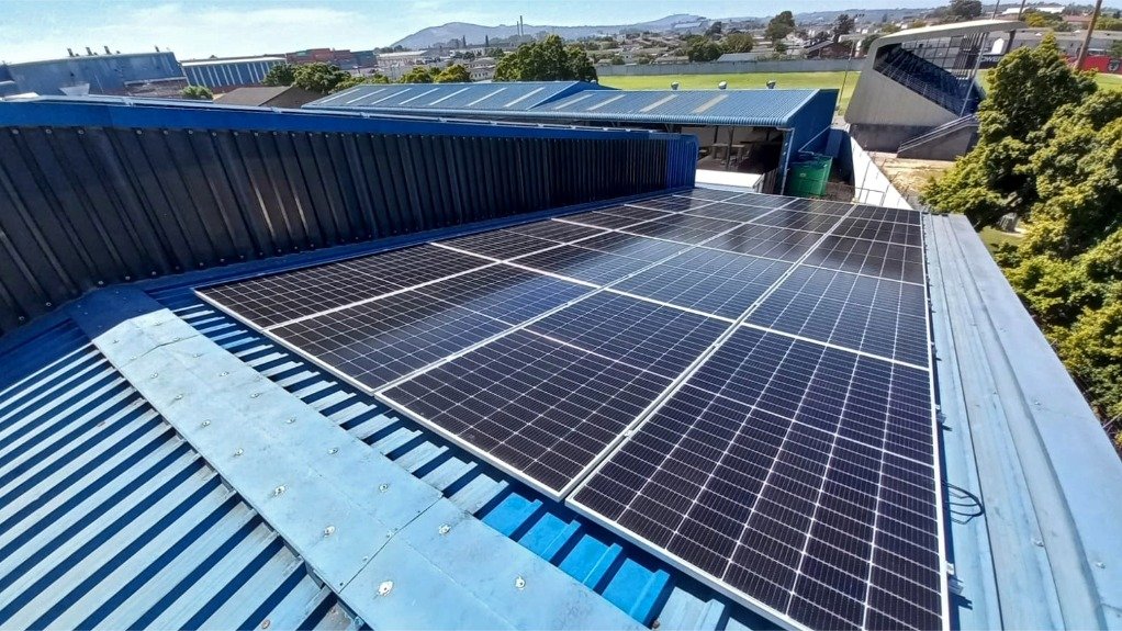 Serco's rooftop installation at its Cape Town operation
