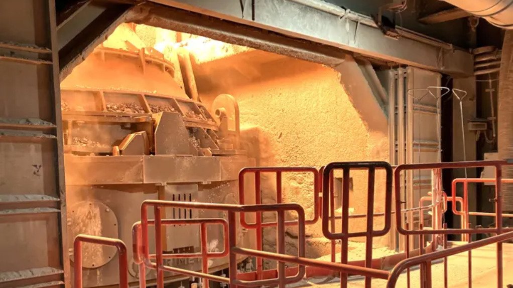 The above image depicts the new AOD converter at the Melt Shop