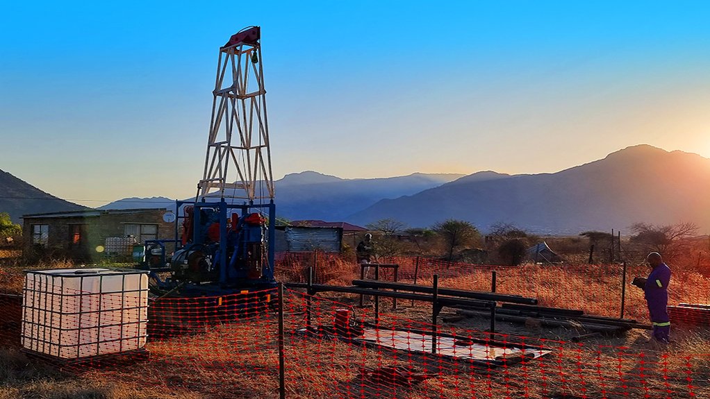 Drill rig at the Bengwenyama project