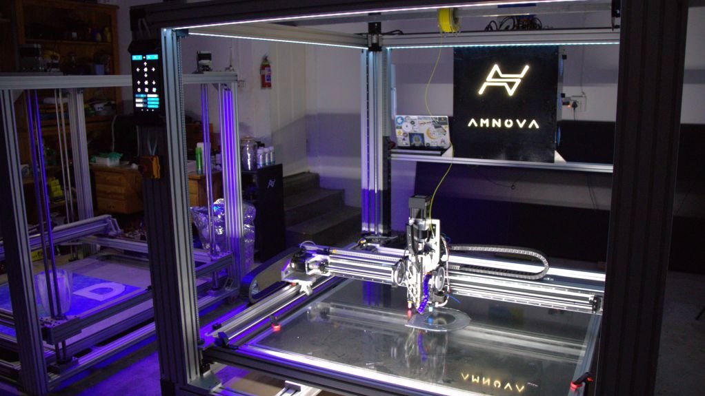 Factory floor with machinery