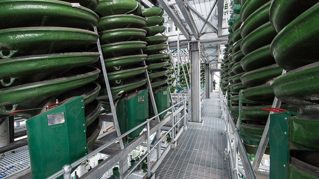 An image of Multotec's spirals 