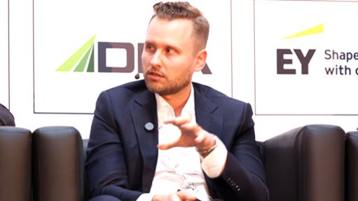 Dmitry Izotov at PGMs Industry Day in Johannesburg.