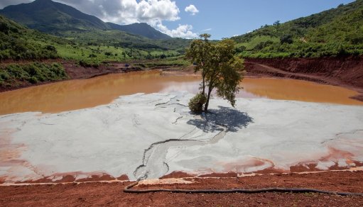 SLR tailings dam site