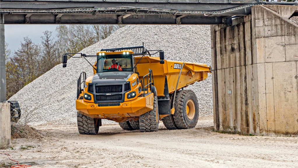 The above image depicts one of Bell Equipment's 4x4 ADTs