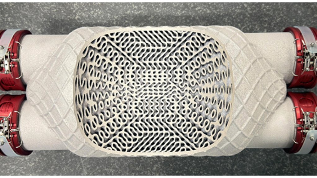 The multi-circuit aerospace heat exchanger designed and manufacatured by Sintavi