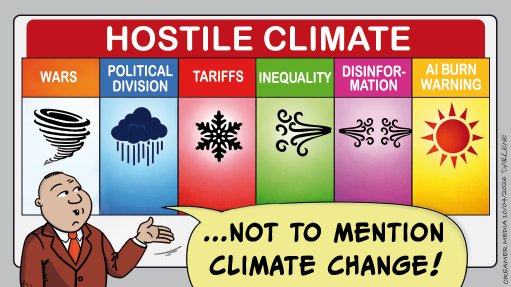 INCLEMENT: Few would argue that the world has entered a most treacherous period. Besides the deadly hot wars that are leaving thousands dead and wounded and infrastructure in ruins, domestic politics just about everywhere has turned beyond ugly. Once tariffs, rising inequality, the active manipulation of information, the threat posed by unregulated AI to the labour market, and climate denialism are also taken into account, the risk of a perfect geopolitical storm feels all too real.
