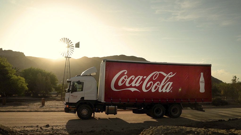 A Coca-Cola delivery truck