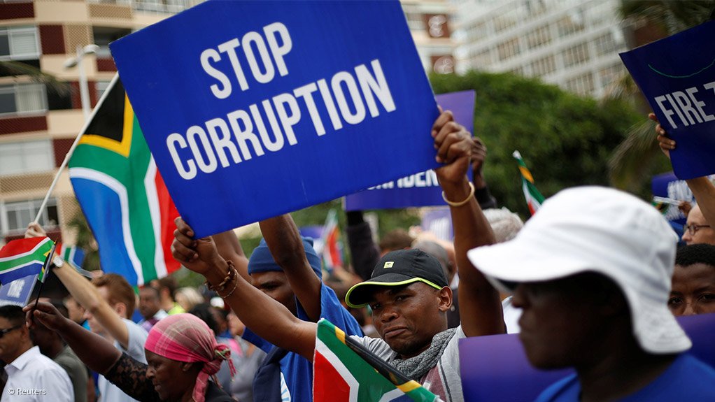 Corruption protest