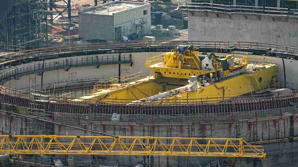 Main bridge component of the polar crane for Unit 2 of the Akkuyu nuclear power plant