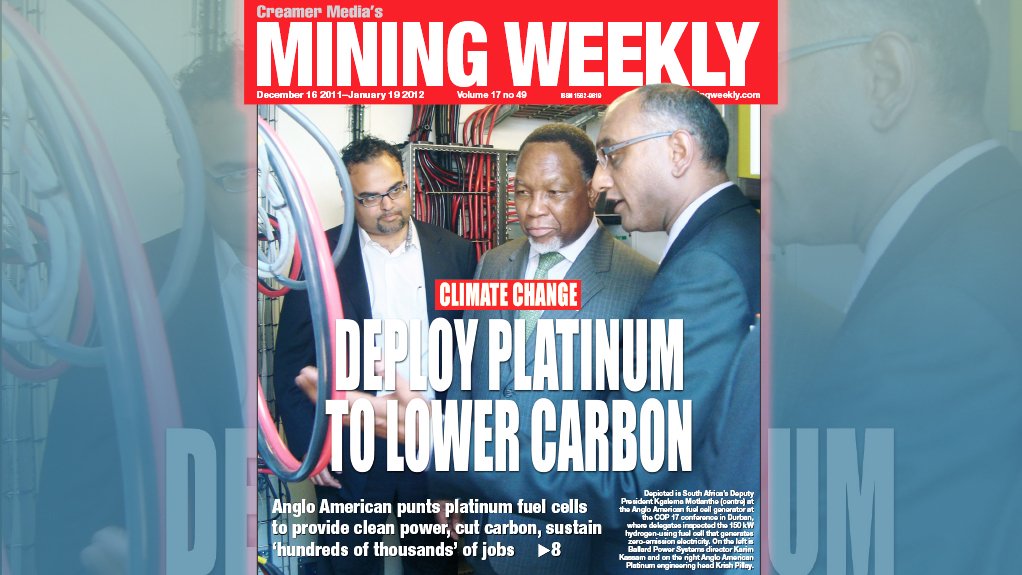 Fashback to 16 December 2011's thrust by then Anglo American CEO Cynthia Carroll to put platinum-based hydrogen on the map.