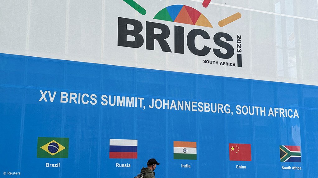 An image from the BRICS summit in South Africa 