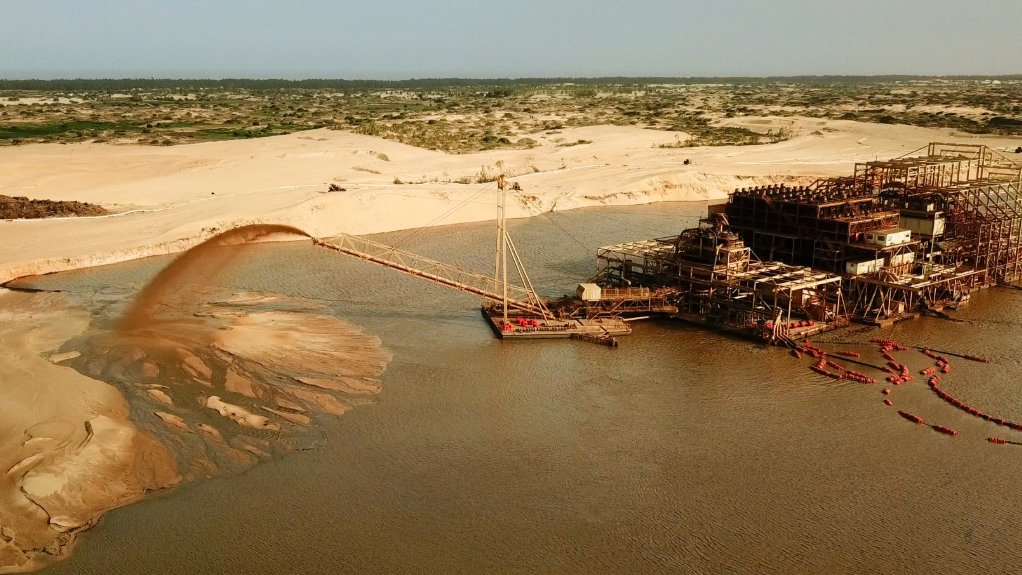 Eramet mineral sands mine in Senegal