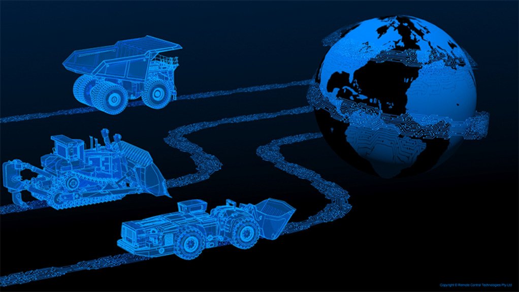 an AI Generated image of a range of mine technologies 