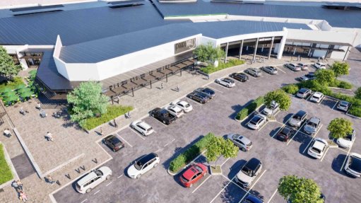 Artist's impression of Paarl Mall upgrade