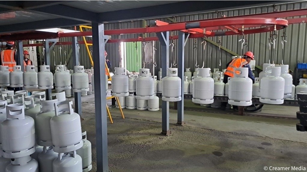 An image of Tianlong's gas cylinder 
