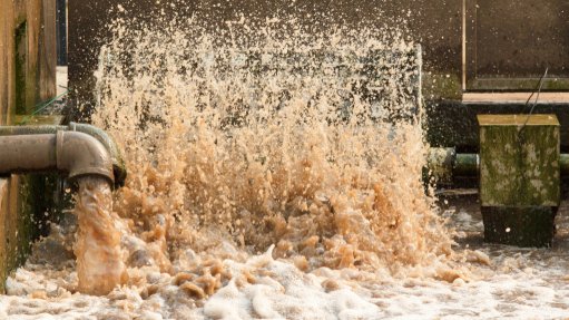 A generic image of wastewater