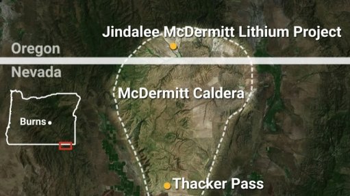 McDermitt project area schematic 