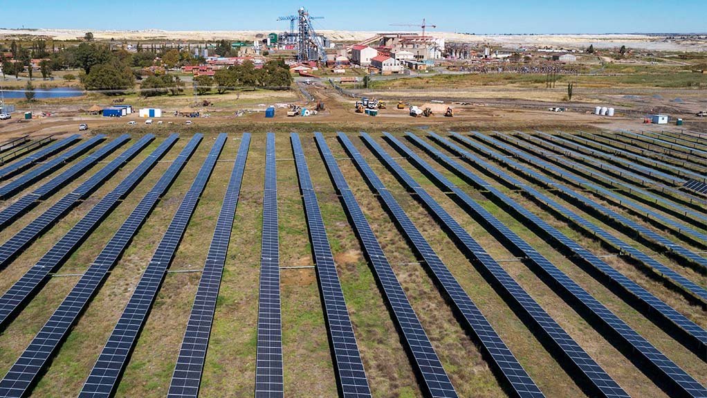 Pan African Resources Evader solar farm.