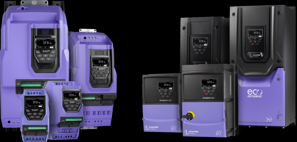 Image of typical VFD from the Optidrive range