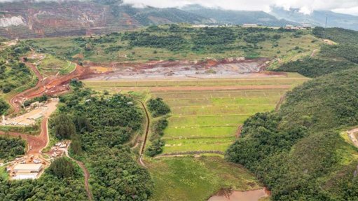 Sul Superior dam at the suspended Gongo Soco mine, in Brazil