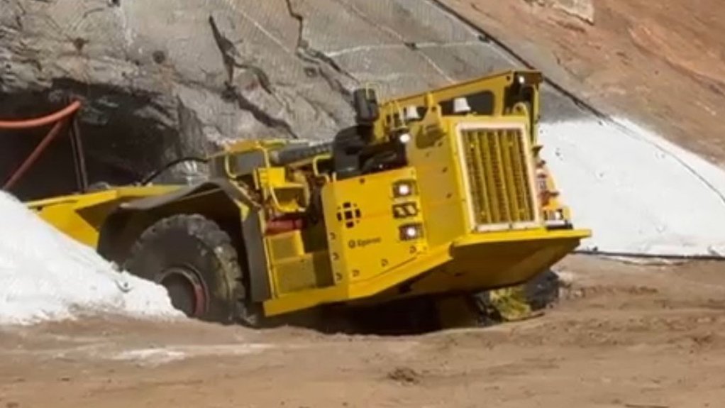 Mining equipment in operation at Copper 360's Northern Cape operations