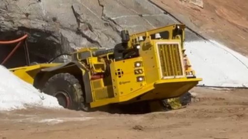 Mining equipment in operation at Copper 360's Northern Cape operations