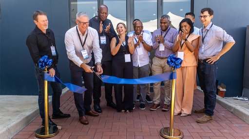 Talbot CEO, Carl Haycock officially opens the Industrial Water Security Hub at Dube TradePort, La Mercy, KwaZulu-Natal, on 20 March 2026, joined by directors and shareholders