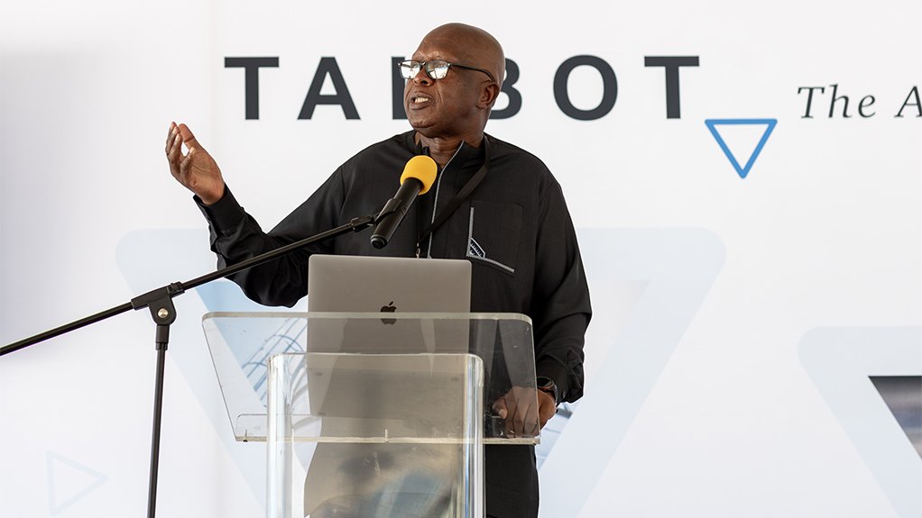 Sello Moloko, Executive Chairman and co-founder of Thesele Group, delivers the keynote address on the investor perspective of water.