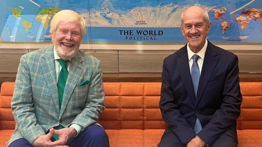 US Ambassador Leo Brent Bozell and Roelf Meyer 