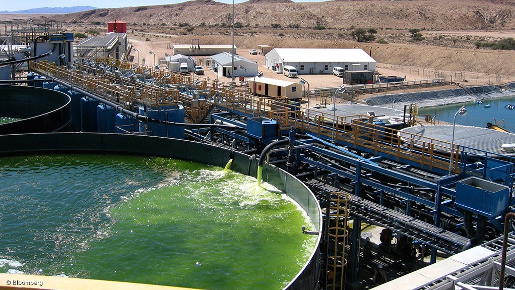 Langer Heinrich Mine, in Namibia