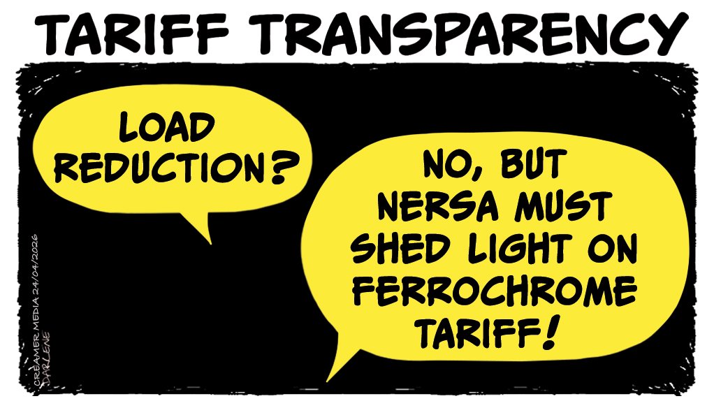 SHEDDING LIGHT: The negotiations between Eskom and the ferrochrome industry on a tariff that could prevent further smelter closures and job cuts were clearly not easy. Given that the 62c/kWh solution will need to be funded and there have traditionally been only two sources of such funding – consumers or taxpayers – it is only fair that the terms and conditions, together with the funding plan, are placed before the public. In this case, it’s up to the National Energy Regulator of South Africa to ensure some light is shed.
