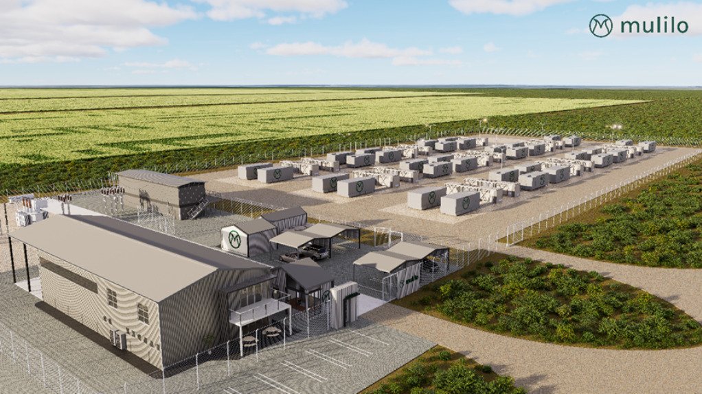 An artist impression of the Mercury Battery Energy Storage System