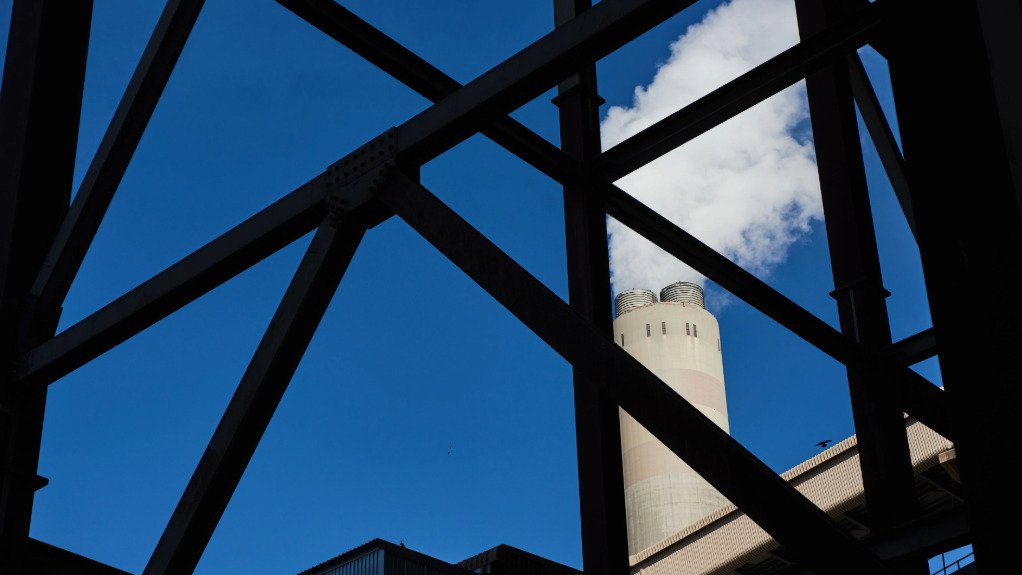 A flue at the Kusile power station